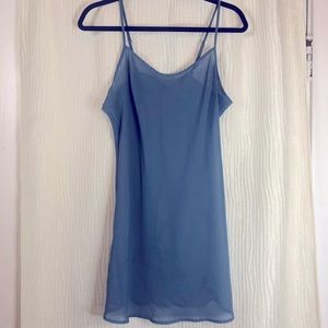 Blue under slip/ teddy